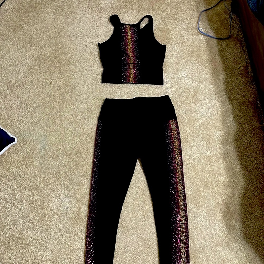 Embellished Workout Suit
